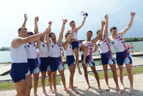 2013 Universiade. Rowing. Day Three