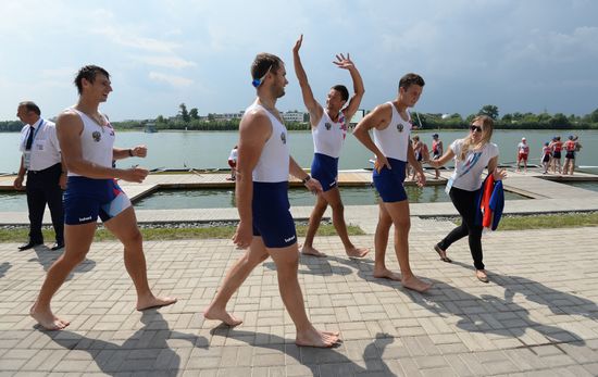 2013 Universiade. Rowing. Day Three