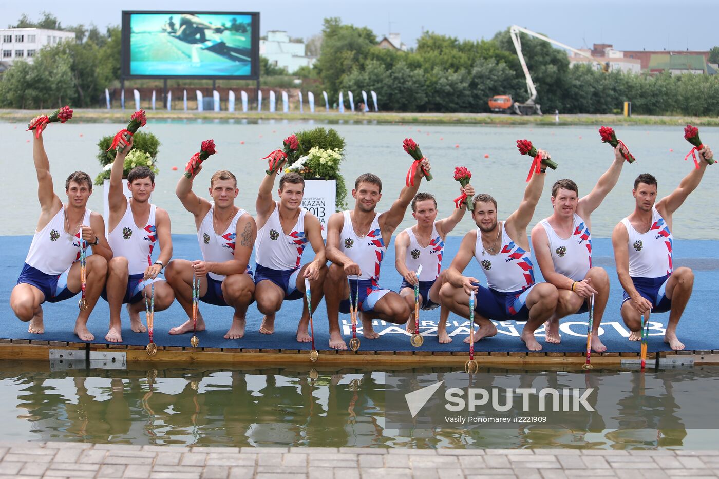 2013 Universiade. Rowing. Day Three