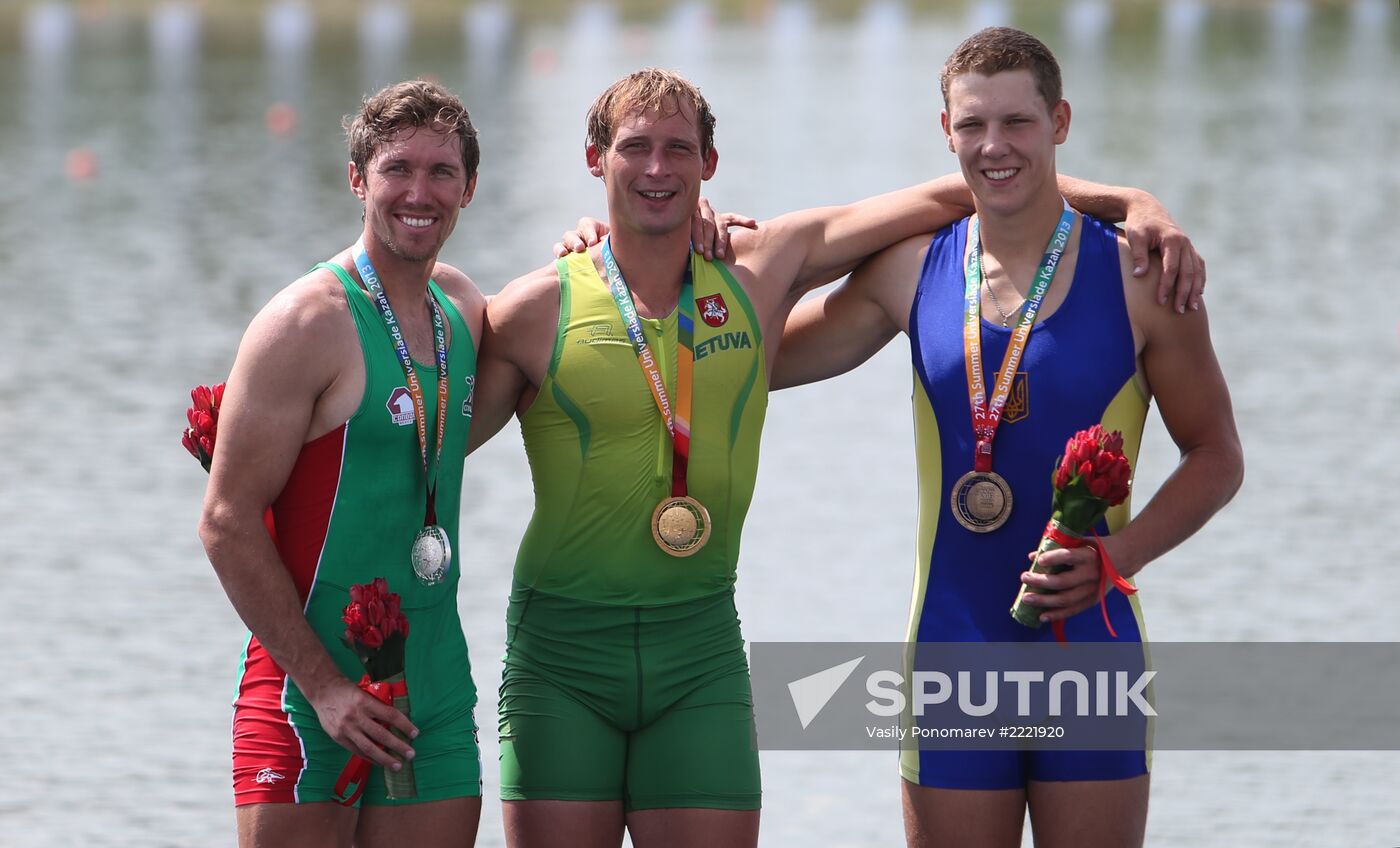 2013 Universiade. Rowing. Day Three