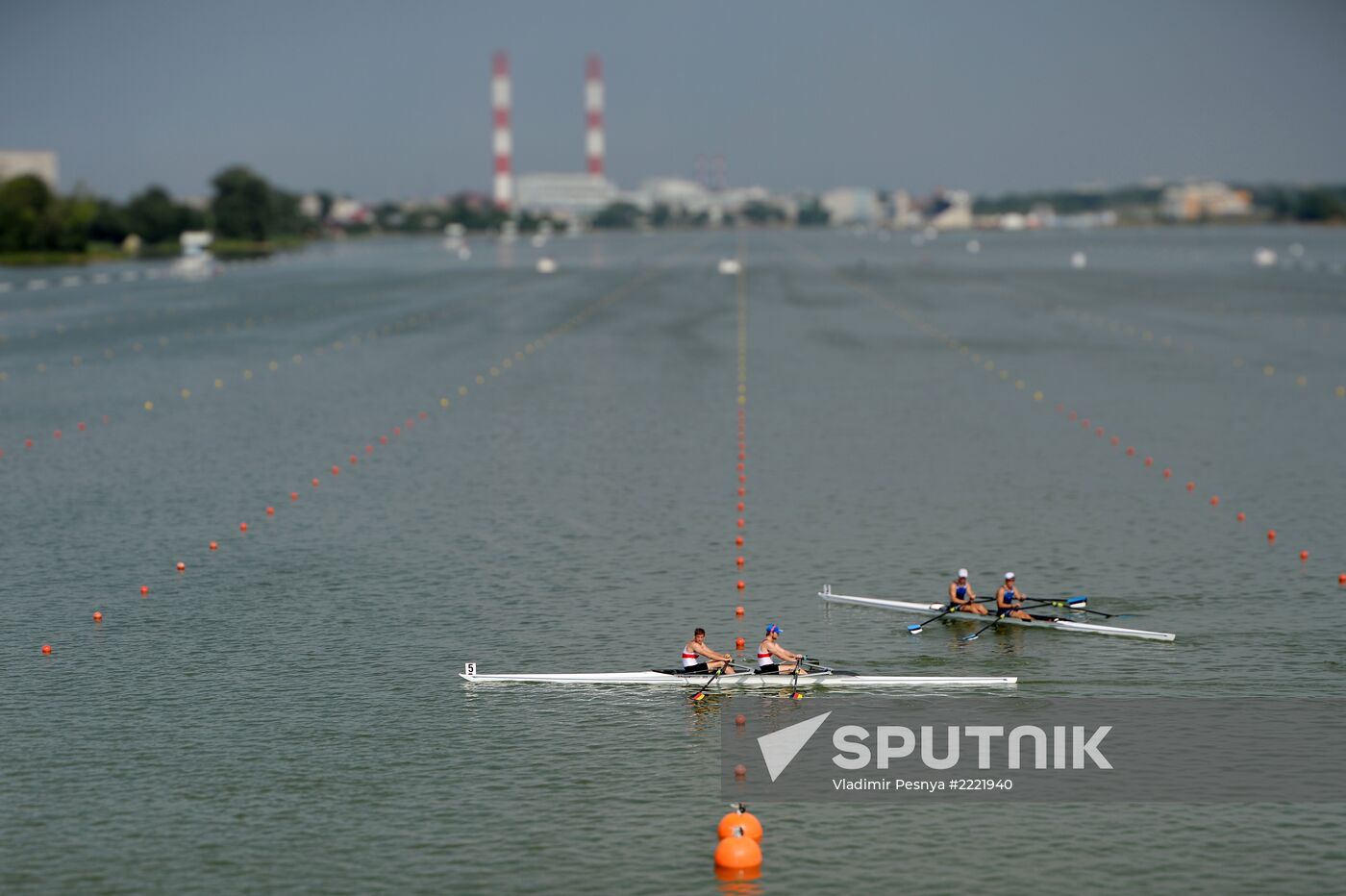 2013 Universiade. Rowing. Day Three