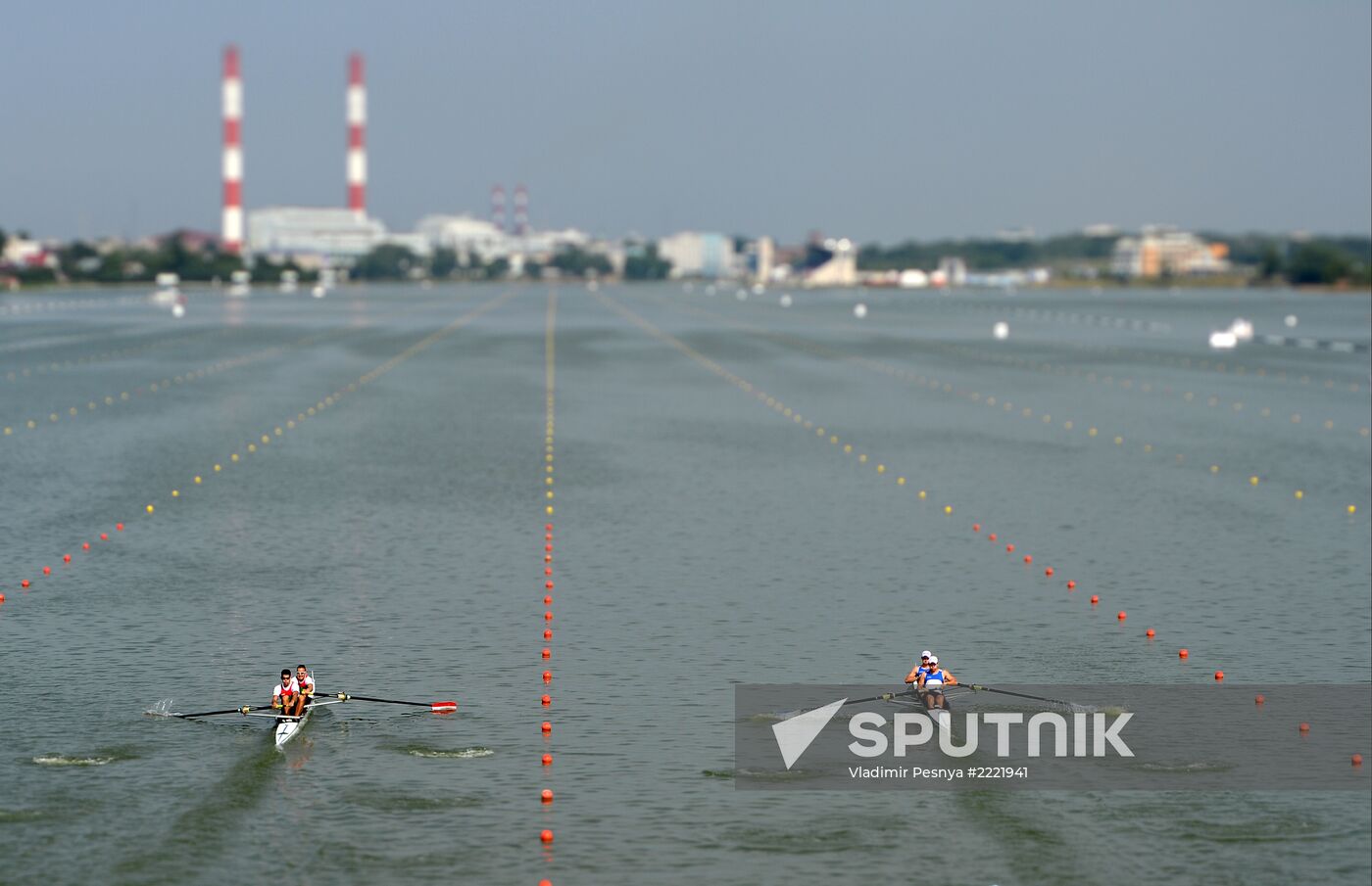 2013 Universiade. Rowing. Day Three