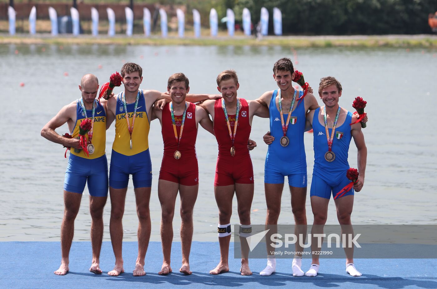 2013 Universiade. Rowing. Day Three
