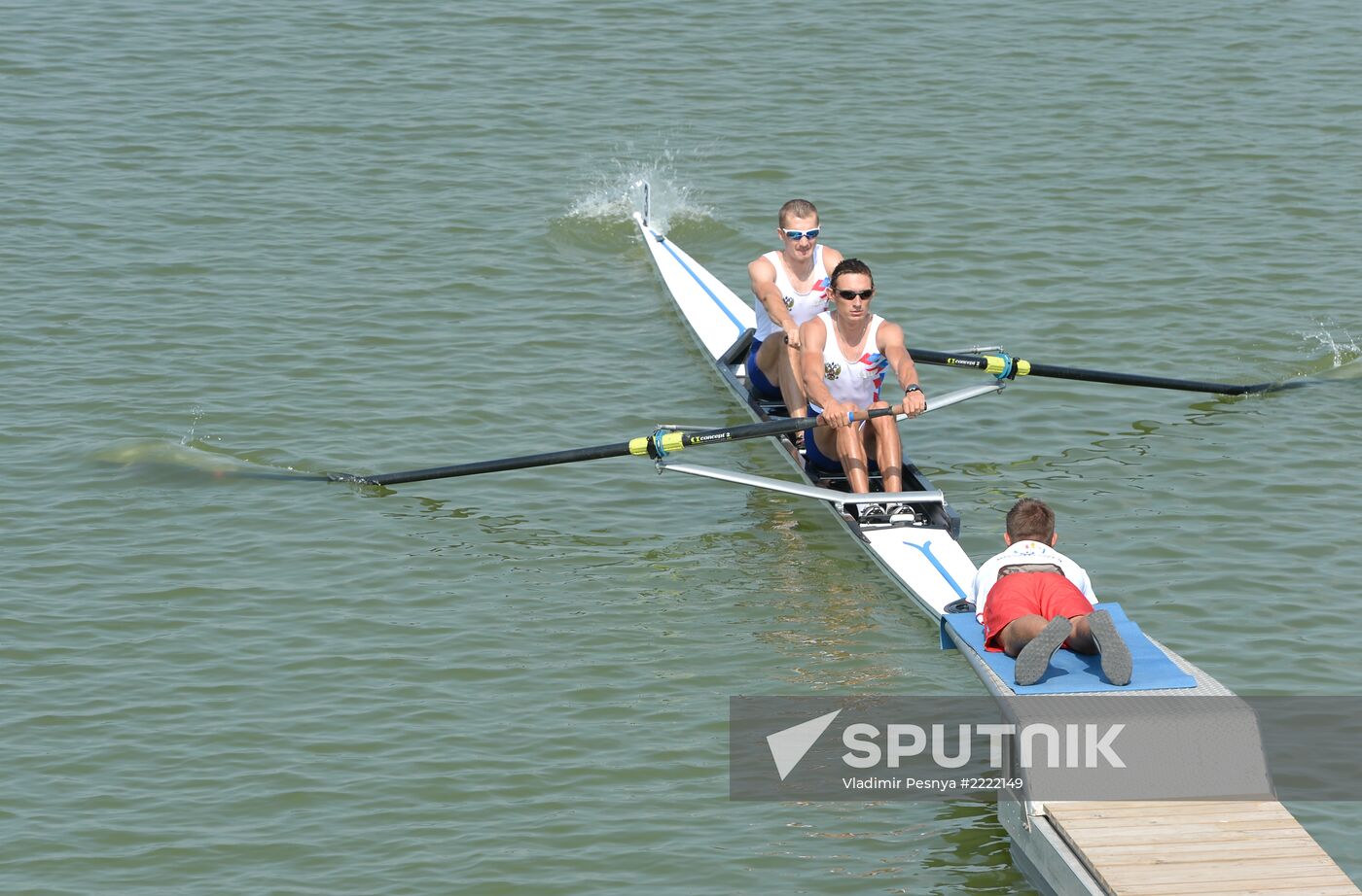 2013 Universiade. Rowing. Day Three