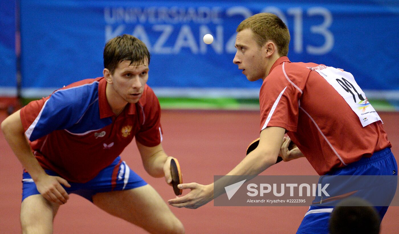 2013 Universiade. Table tennis. Day Three