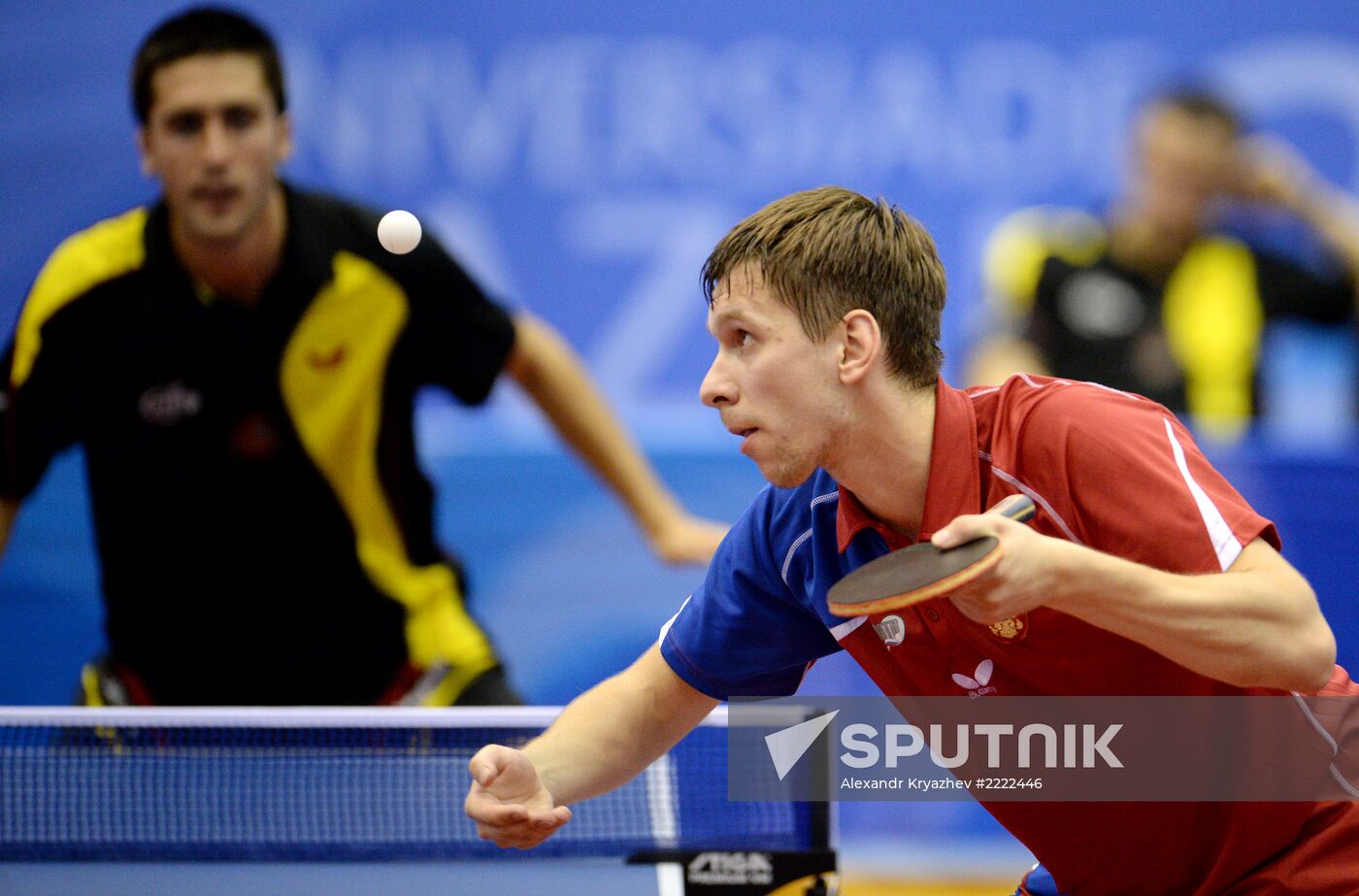 2013 Universiade. Table tennis. Day Three