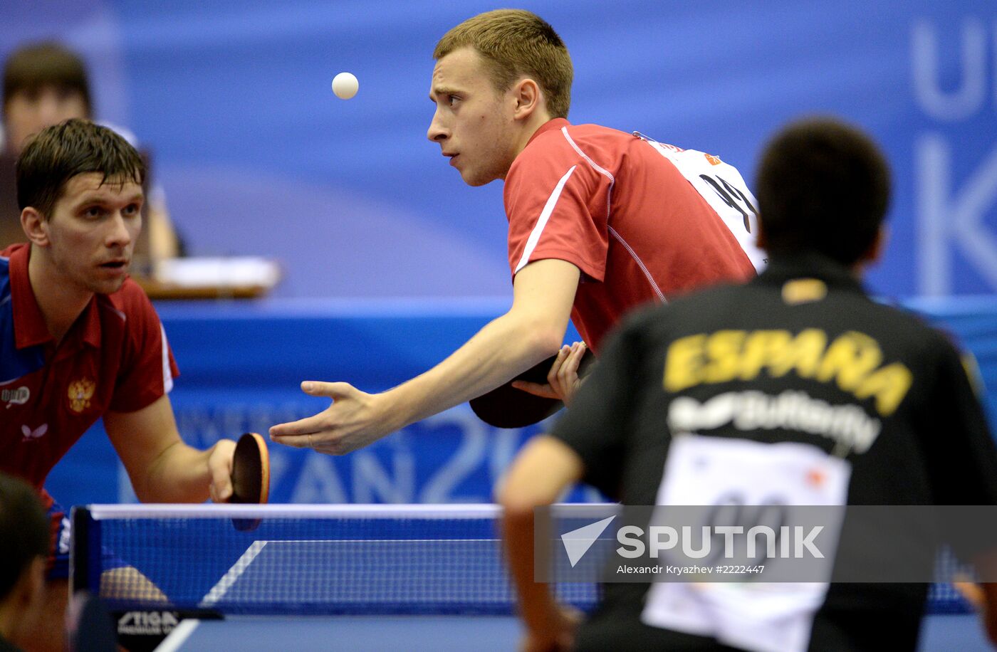 2013 Universiade. Table tennis. Day Three