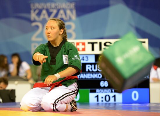 2013 Universiade. Belt wrestling. Day Two