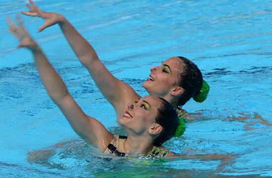 2013 Universiade. Day Three. Synchronized swimming. Duets.Finals