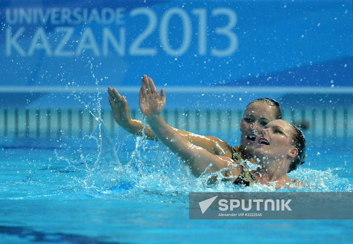2013 Universiade. Day Three. Synchronized swimming. Duets.Finals