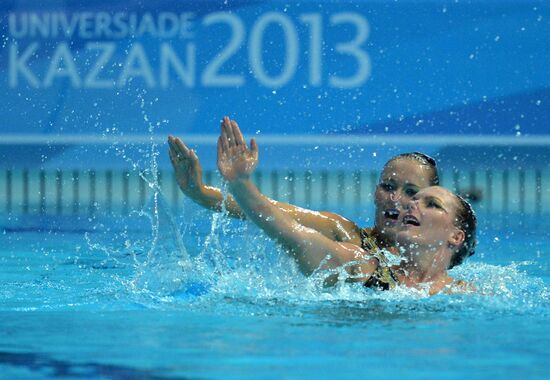 2013 Universiade. Day Three. Synchronized swimming. Duets.Finals