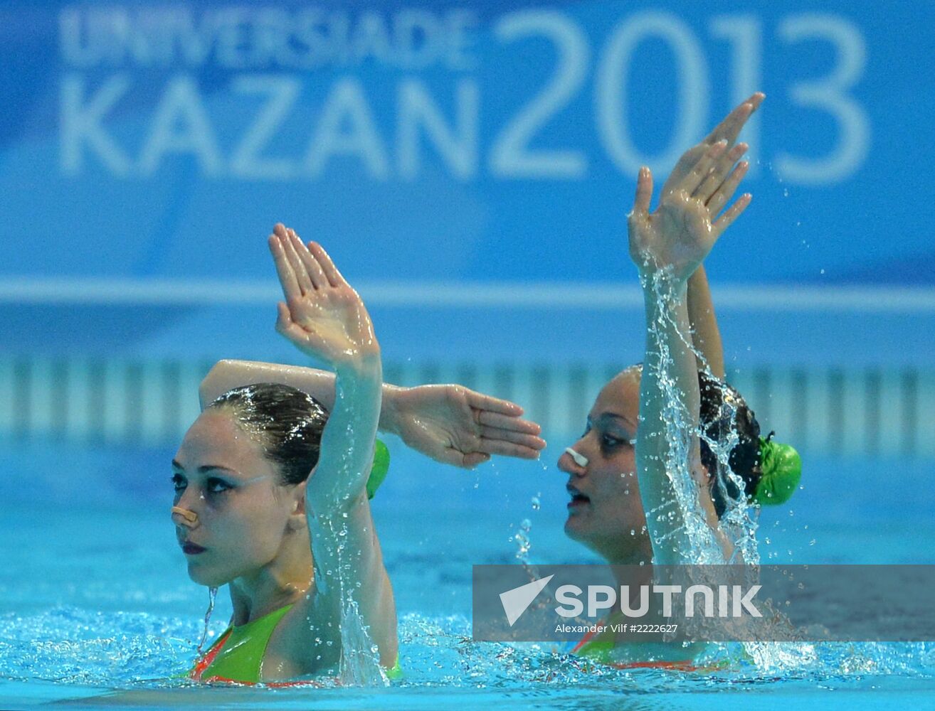 2013 Universiade. Day Three. Synchronized swimming. Duets.Finals