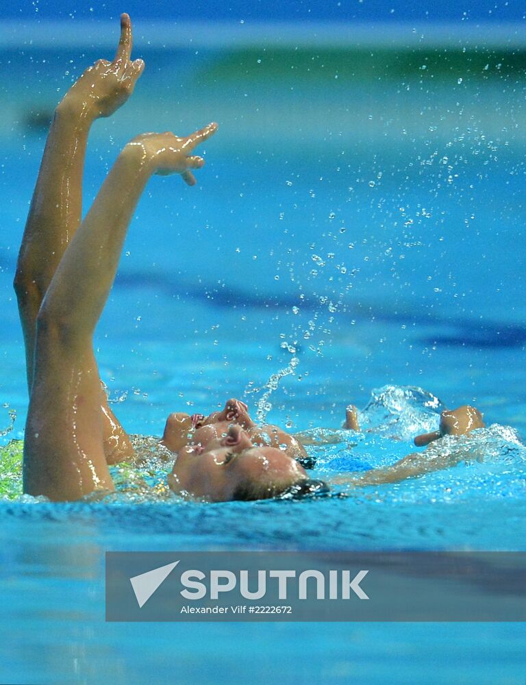 2013 Universiade. Day Three. Synchronized swimming. Duets.Finals