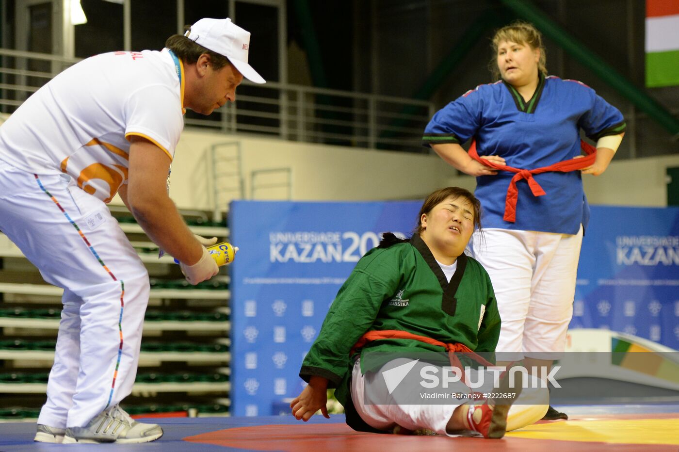 2013 Universiade. Belt wrestling. Day Two