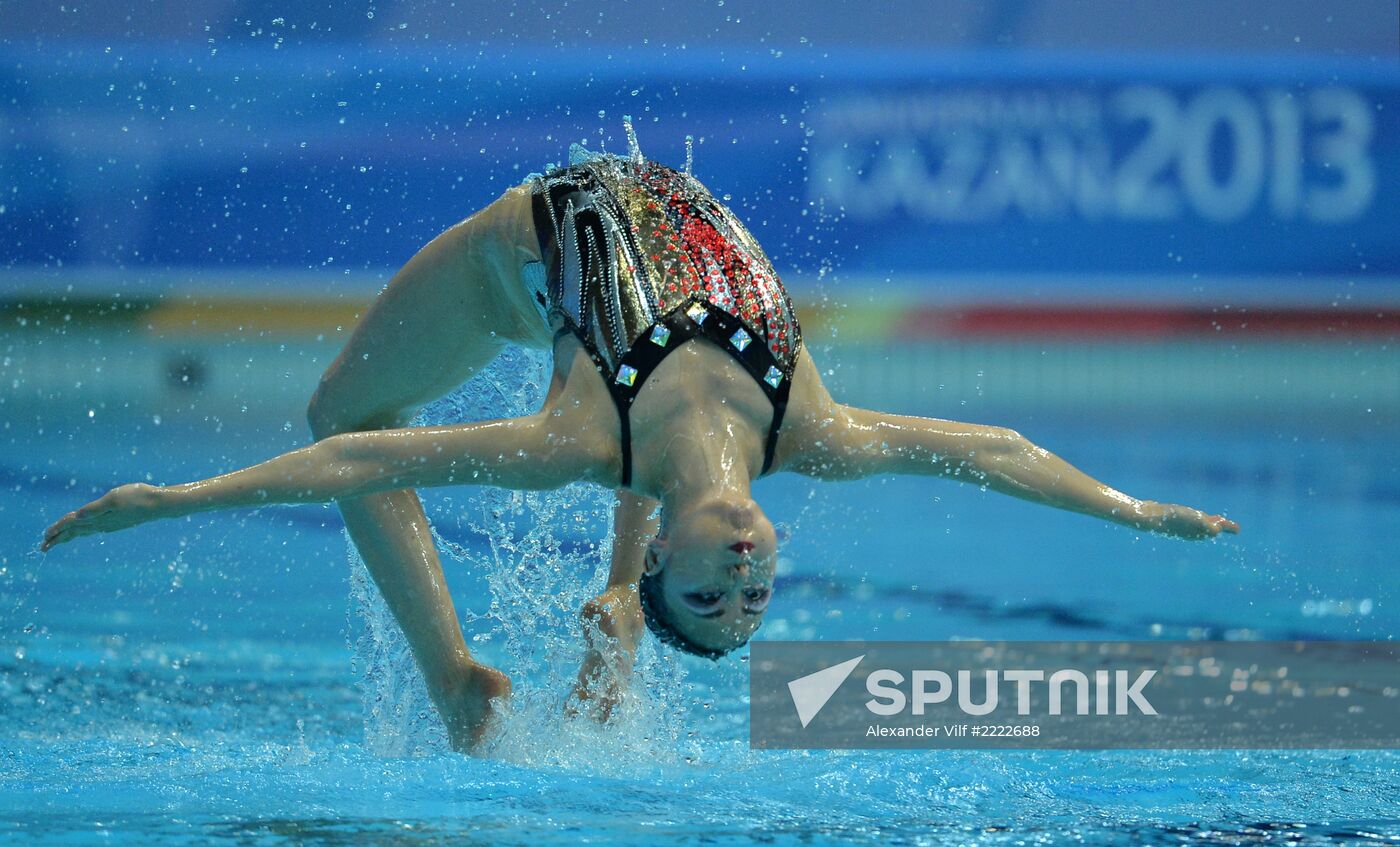 2013 Universiade. Day Three. Synchronized swimming. Duets.Finals
