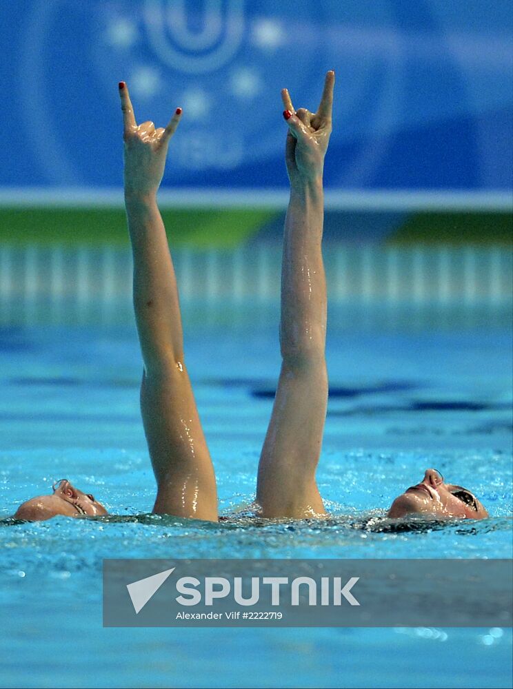 2013 Universiade. Day Three. Synchronized swimming. Duets.Finals