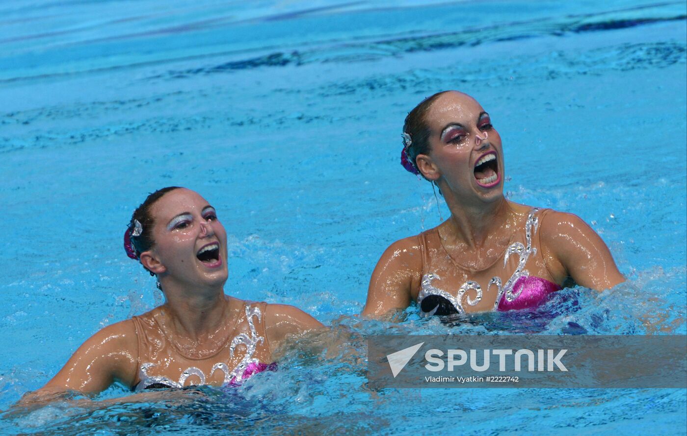 2013 Universiade. Day Three. Synchronized swimming. Duets.Finals