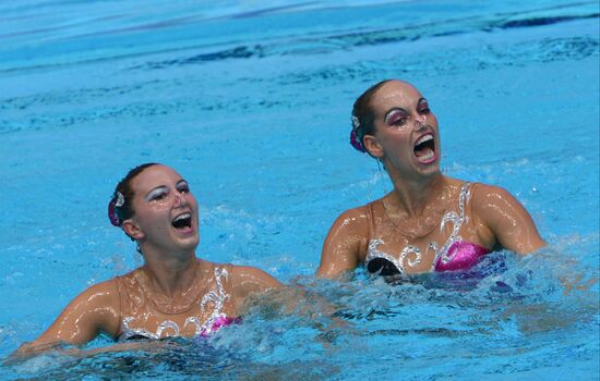 2013 Universiade. Day Three. Synchronized swimming. Duets.Finals