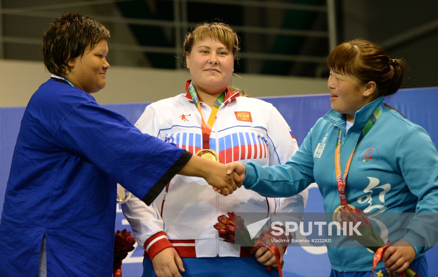 2013 Universiade. Belt wrestling. Day Two