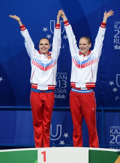 2013 Universiade. Day Three. Synchronized swimming. Duets.Finals