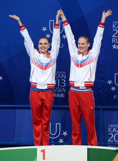 2013 Universiade. Day Three. Synchronized swimming. Duets.Finals