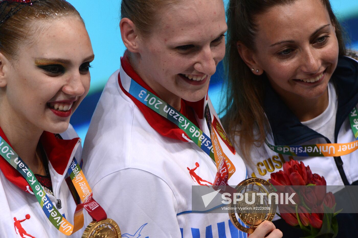 2013 Universiade. Day Three. Synchronized swimming. Duets.Finals