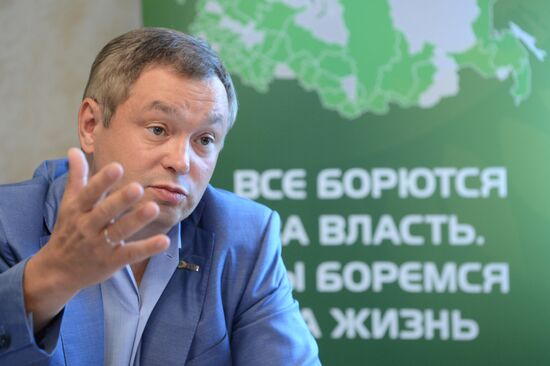 Moscow Region Governor Moscow Mayoral candidate Gleb Fetisov