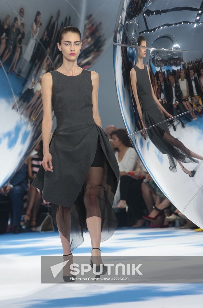 Dior fashion show on Red Square