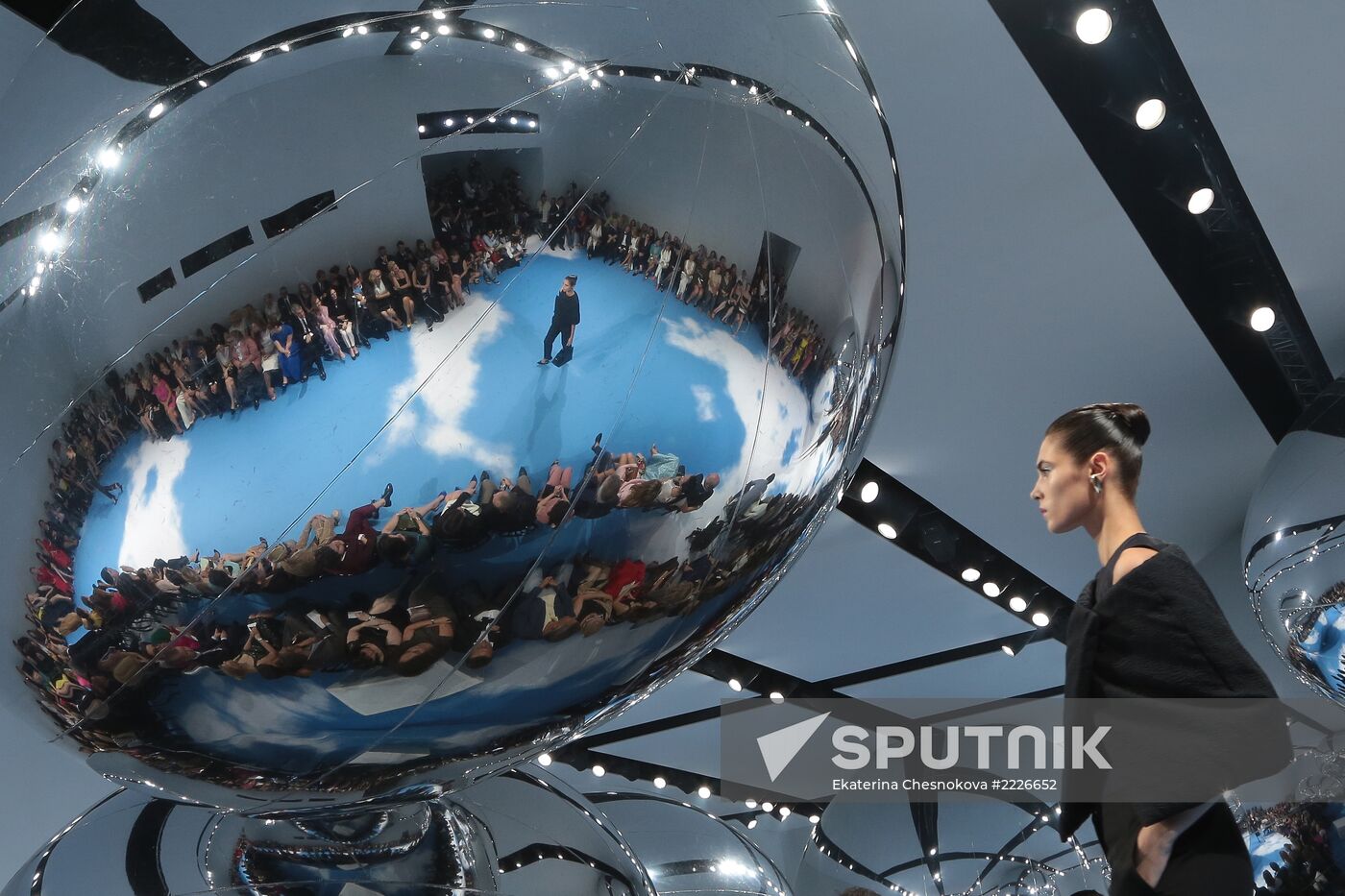 Dior fashion show on Red Square