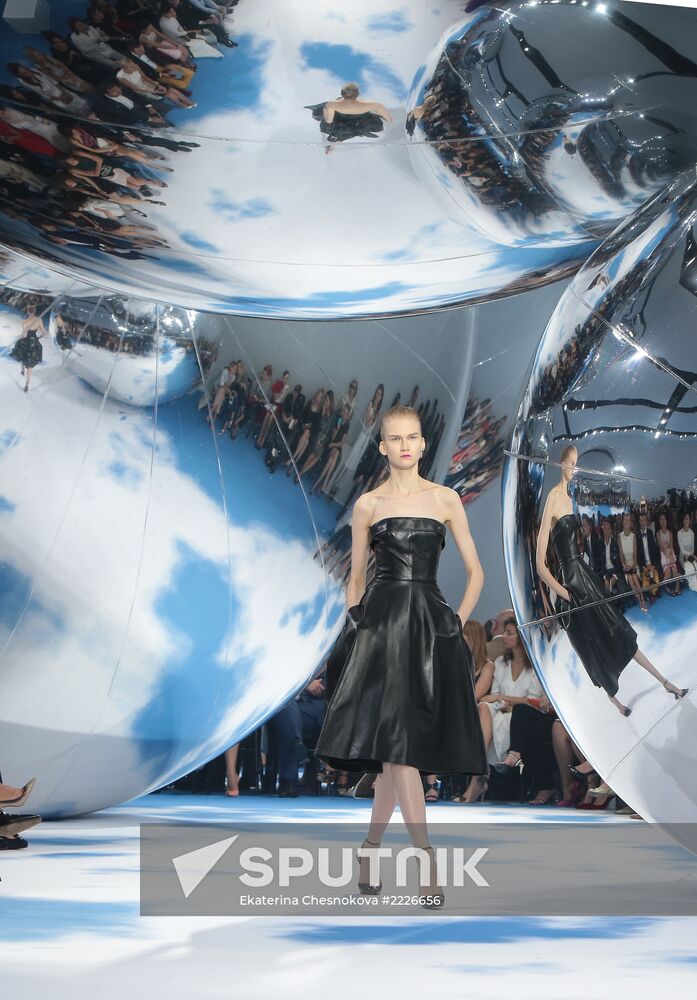 Dior fashion show on Red Square