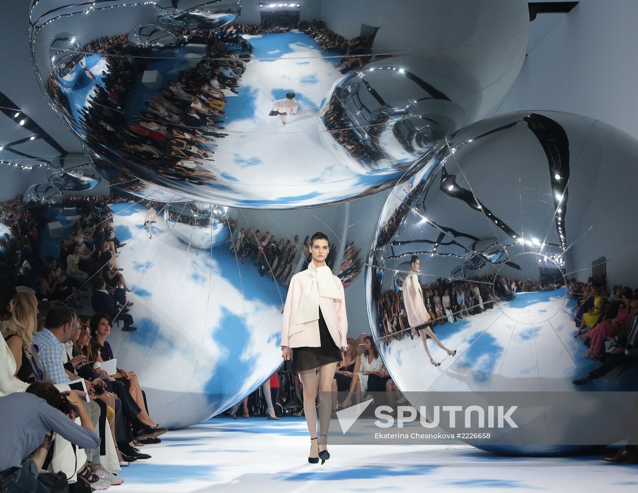 Dior fashion show on Red Square