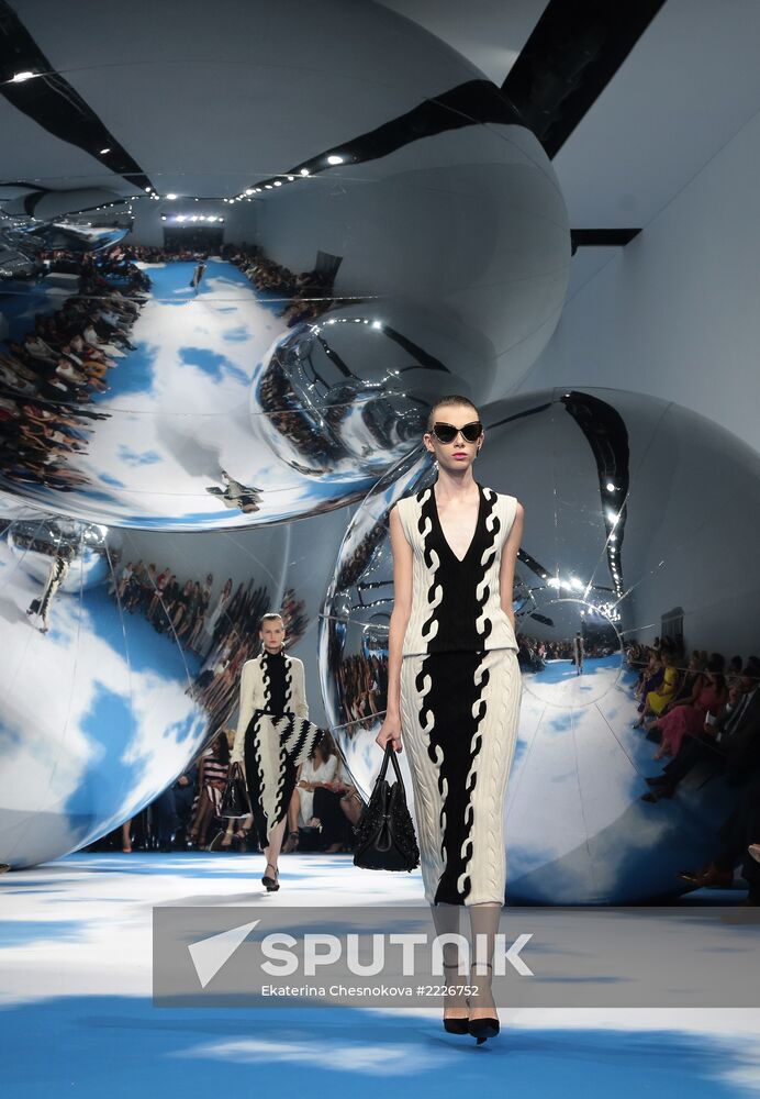 Dior fashion show on Red Square