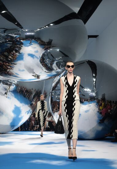 Dior fashion show on Red Square