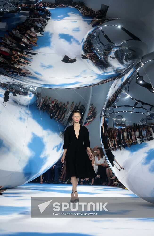 Dior fashion show on Red Square