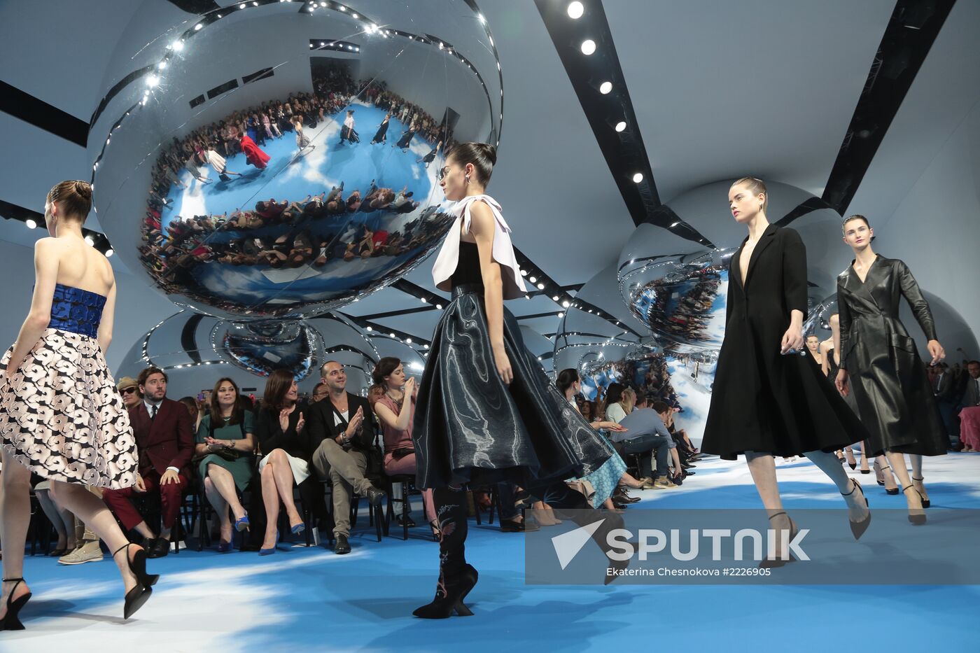 Dior fashion show on Red Square