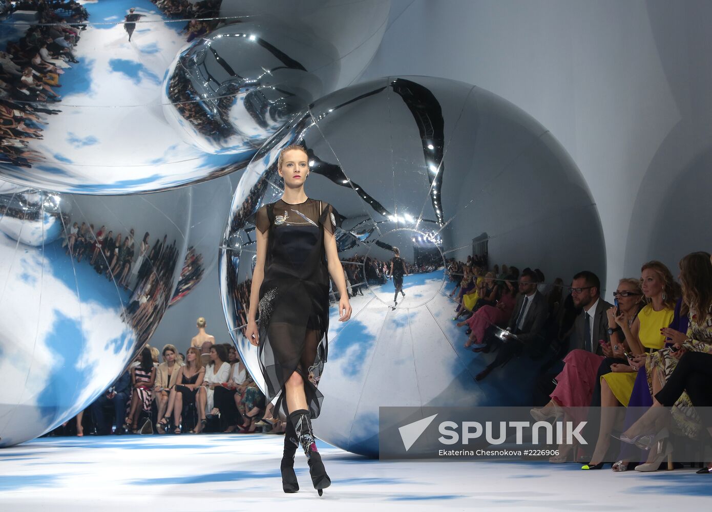 Dior fashion show on Red Square