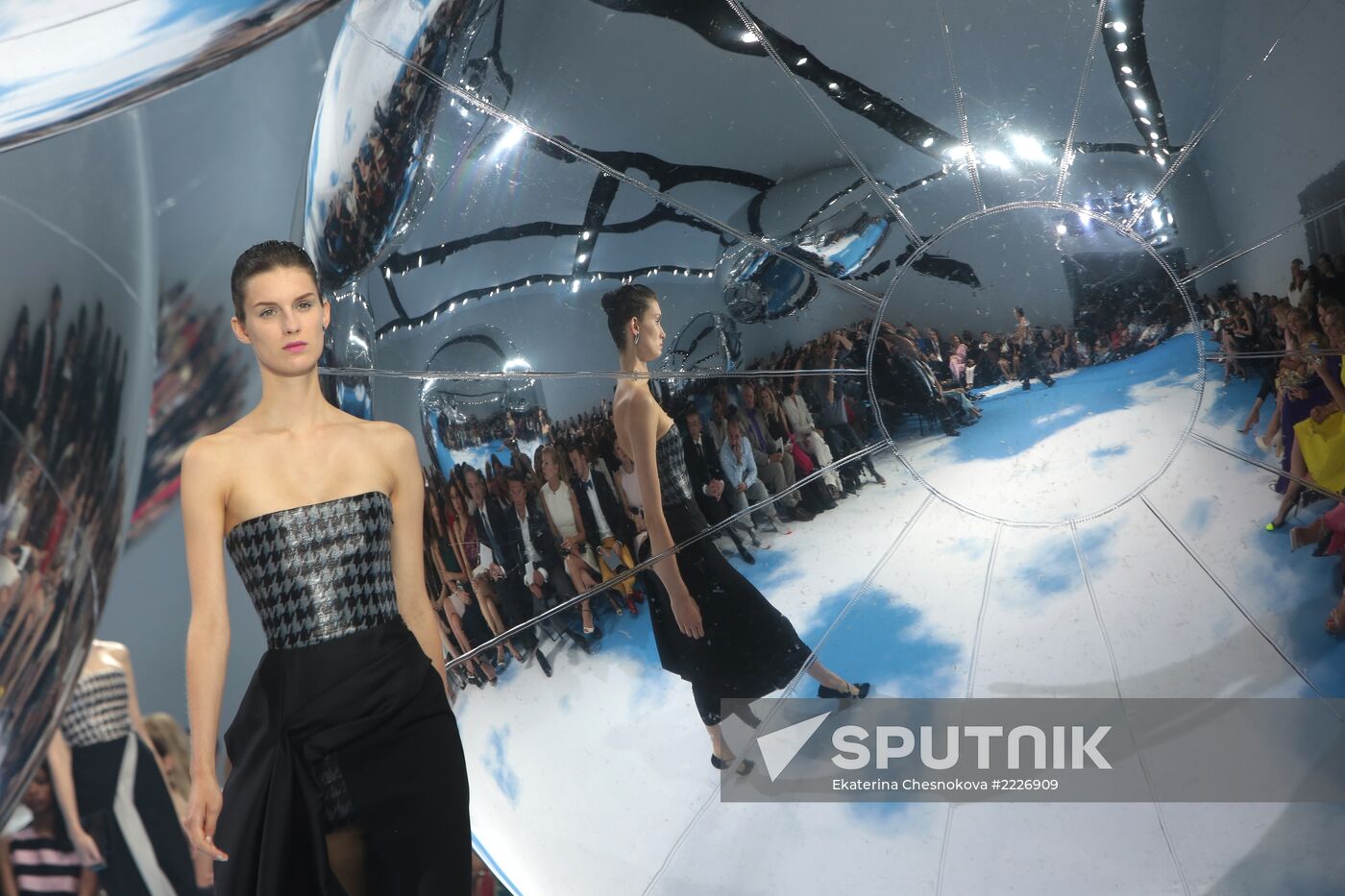 Dior fashion show on Red Square