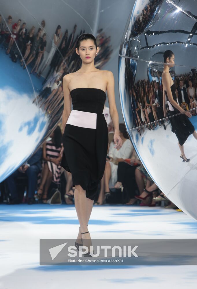 Dior fashion show on Red Square