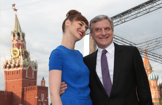 Dior fashion show on Red Square