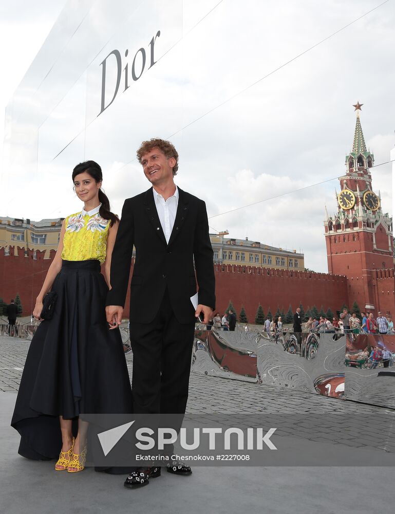 Dior fashion show on Red Square
