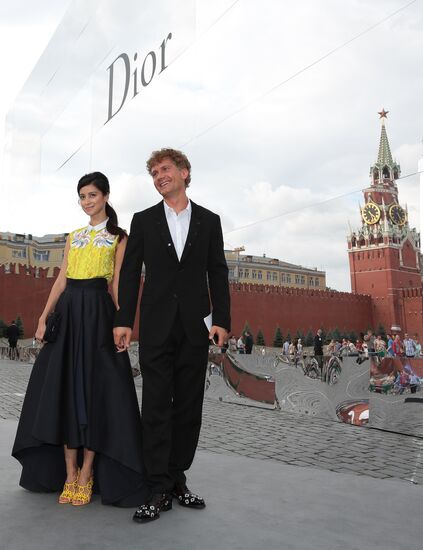 Dior fashion show on Red Square