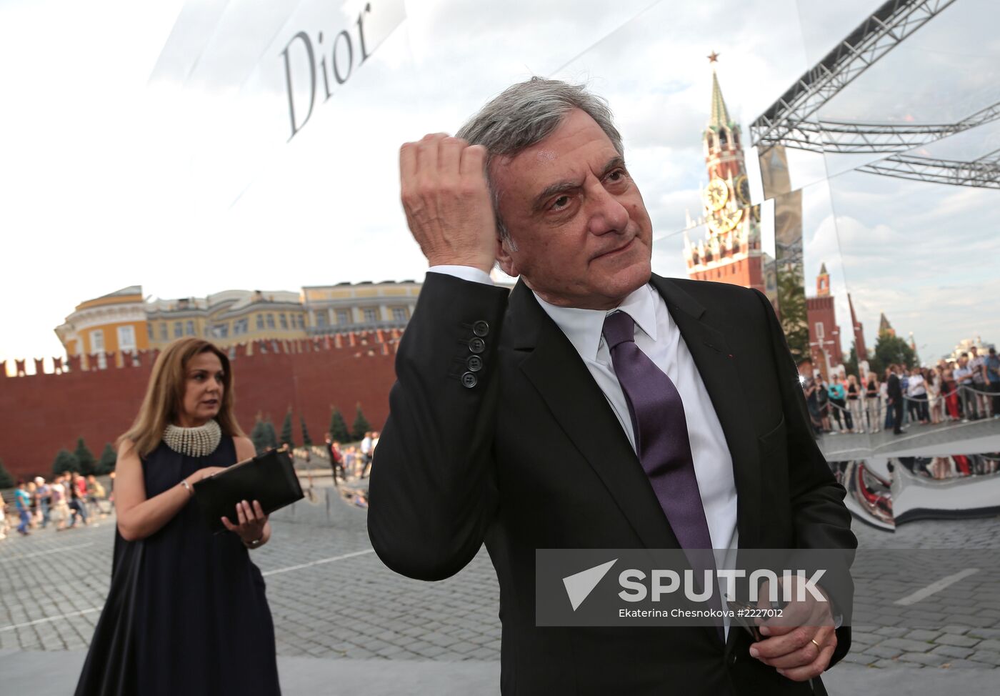 Dior fashion show on Red Square
