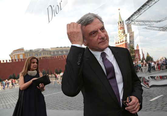 Dior fashion show on Red Square