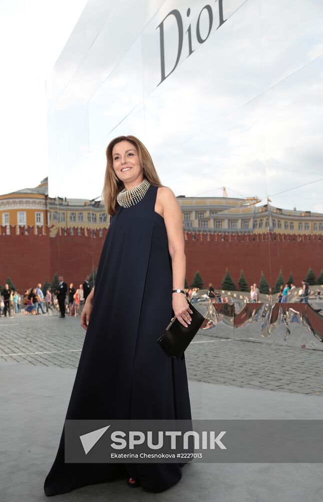 Dior fashion show on Red Square