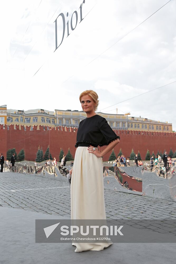 Dior fashion show on Red Square