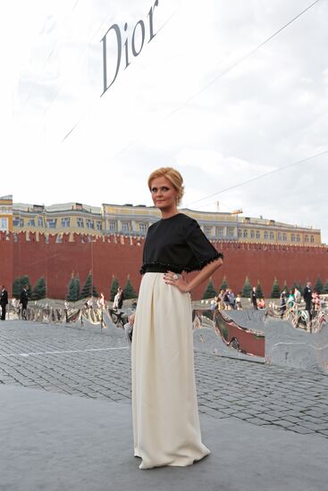 Dior fashion show on Red Square