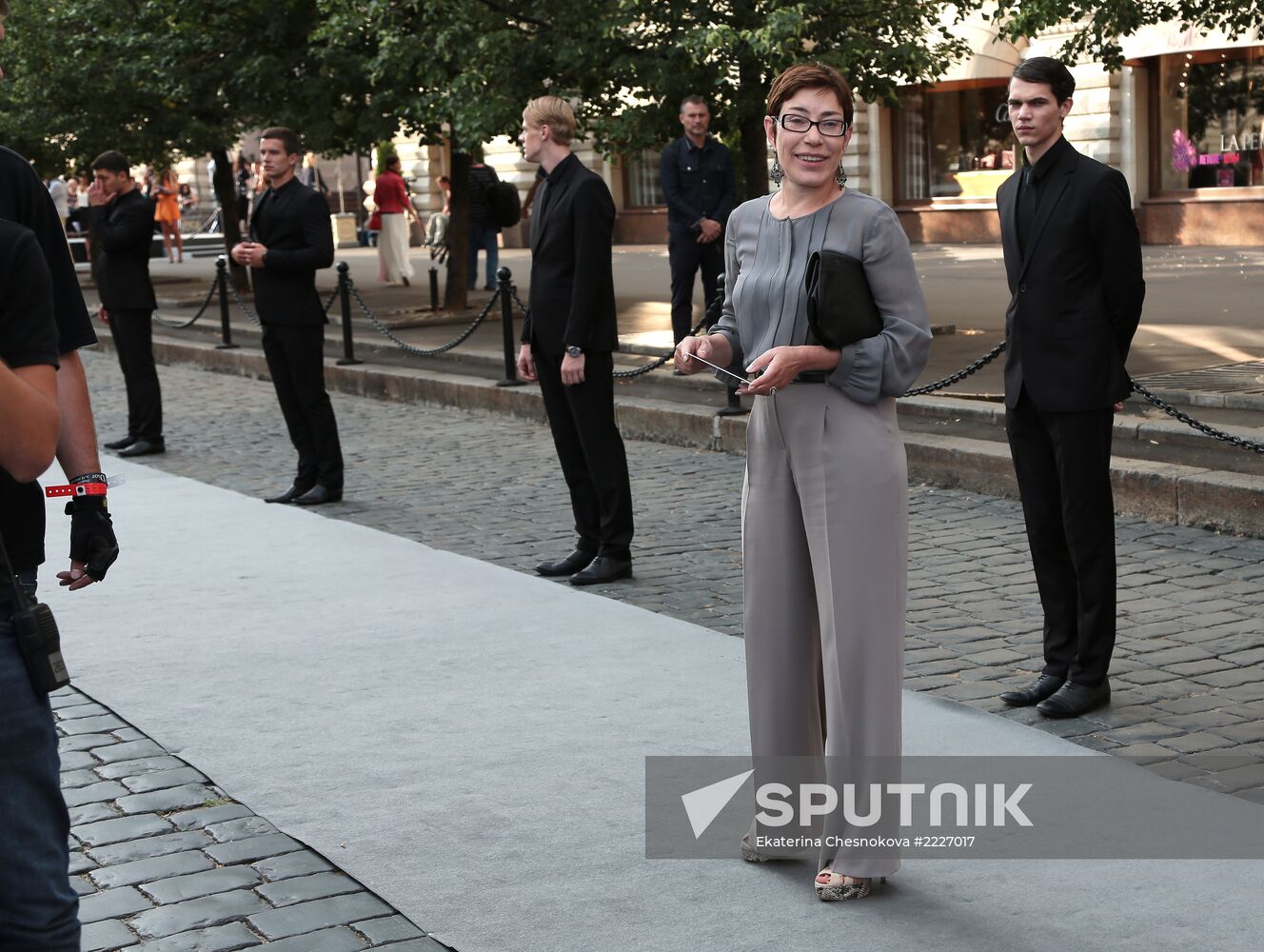 Dior fashion show on Red Square