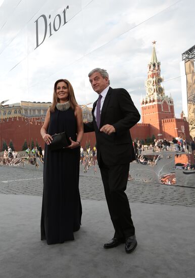 Dior fashion show on Red Square