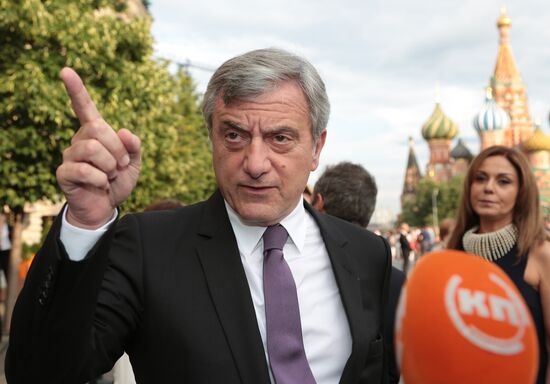 Dior fashion show on Red Square