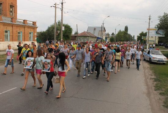 Pugachyov residents rally against migrants